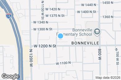 Map image of the property - 1030 W 1230 N