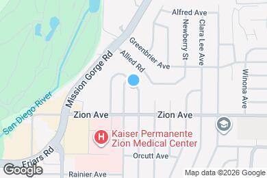 Map image of the property - 6666 Burgundy St