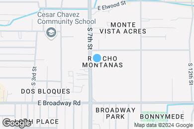 Map image of the property - Rancho Montanas Senior Apartments