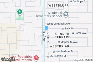 Map image of the property - 4408 N 90th Dr
