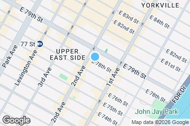 Map image of the property - 321 E 78th St