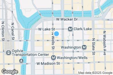Map image of the property - 180 W Randolph St