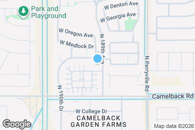 Map image of the property - 18908 W Reade Ave