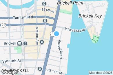 Map image of the property - 951 Brickell Ave