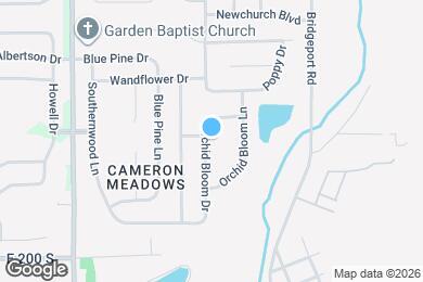 Map image of the property - 1929 Orchid Bloom Dr