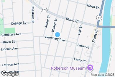 Map image of the property - 30 Seminary Ave