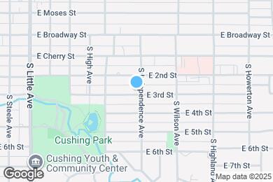 Map image of the property - 838 E 3rd St