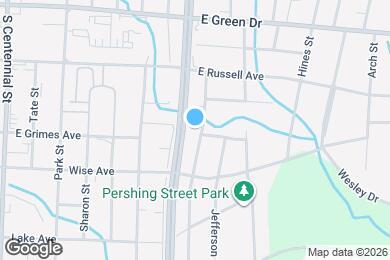 Map image of the property - 810 Richland St