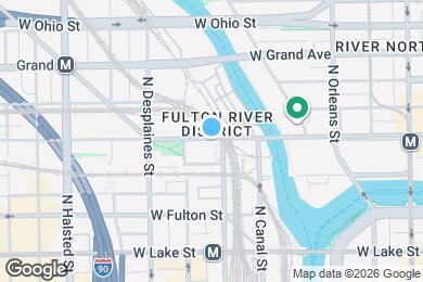 Map image of the property - 551 W Kinzie St