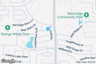 Map image of the property - 10009 Petrified Tree Ln