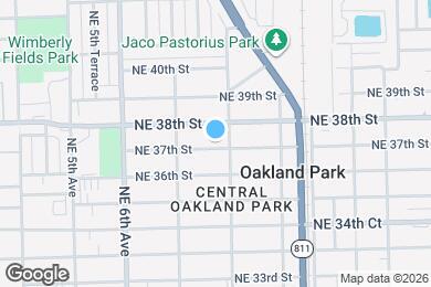 Map image of the property - 953 NE 37th St