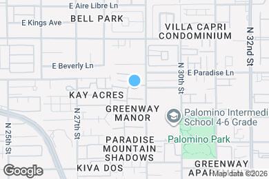 Map image of the property - 2833 E Le Marche Ave