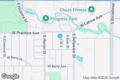 Map image of the property - 5347 S Fox St