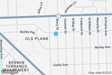 Map image of the property - 1421 Burry St