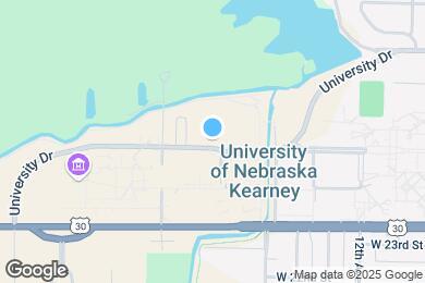 Map image of the property - 1707 University Dr