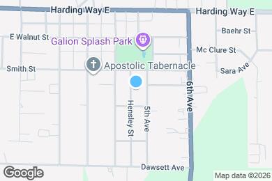 Map image of the property - 313 Hensley Ave