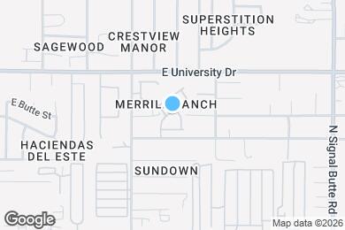 Map image of the property - 10427 E Billings St