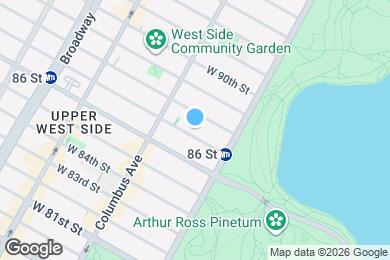 Map image of the property - 33 W 87th St