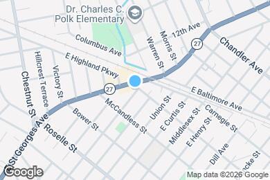 Map image of the property - 1401 Lincoln St
