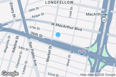 Map image of the property - 874 36th St