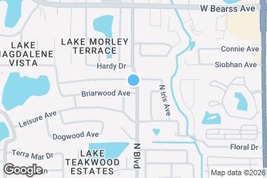 Map image of the property - 901 Briarwood Ave