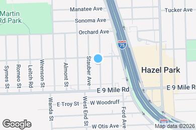 Map image of the property - 23115 Powell Ave