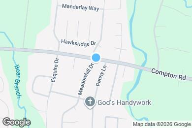 Map image of the property - 3234 Meadowhill Dr