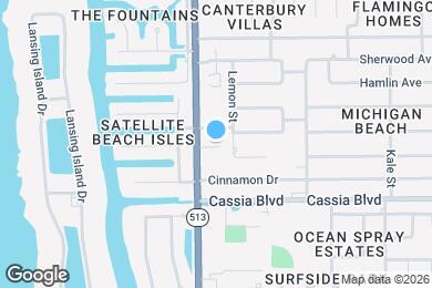 Map image of the property - 1343 South Patrick Dr