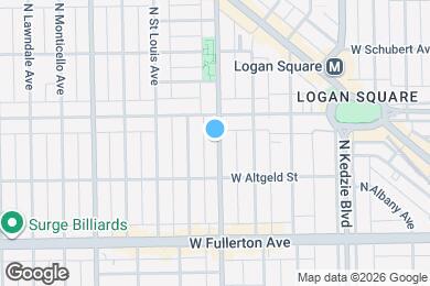 Map image of the property - 2556 N Kimball Ave