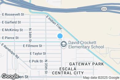 Map image of the property - 3543 E Pierce St