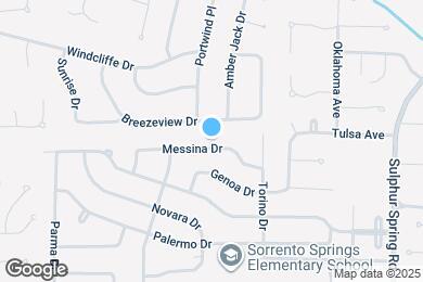 Map image of the property - 383 Messina Dr