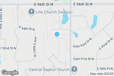 Map image of the property - 9246 N 143rd East Ave