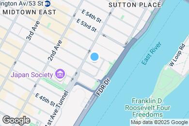 Map image of the property - 421 E 50th St