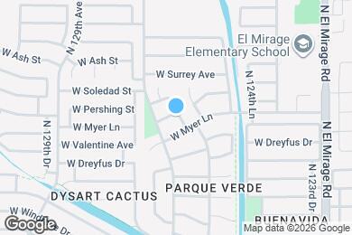 Map image of the property - 12601 W Pershing St