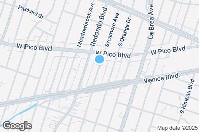 Map image of the property - 1429 S Sycamore Ave