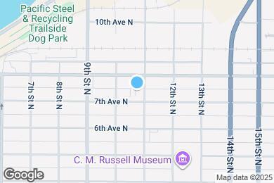 Map image of the property - 1021 7th Ave N