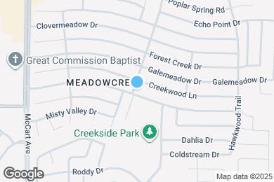 Map image of the property - 2736 Ctr Crk Ln