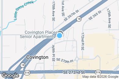 Map image of the property - Covington Place