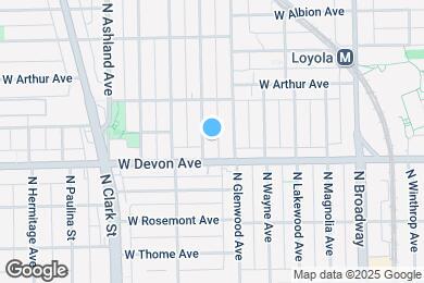 Map image of the property - 6417 N Newgard Ave