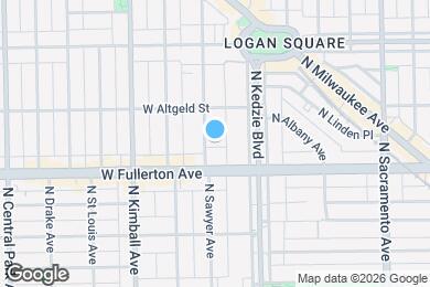 Map image of the property - 2425 N Sawyer Ave