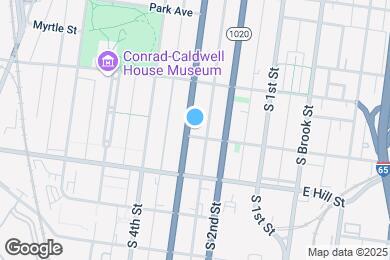 Map image of the property - 1445 S 3rd St