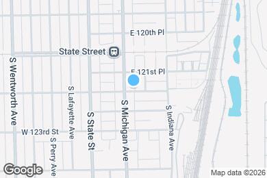Map image of the property - 12157 S Michigan Ave