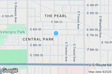 Map image of the property - 706 S Saint Louis Ave