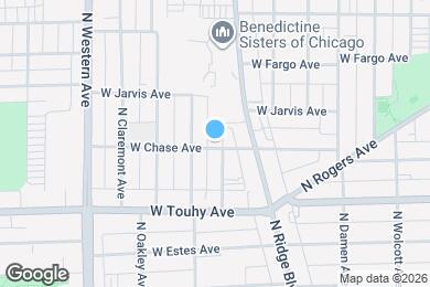 Map image of the property - 2145 W Chase Ave