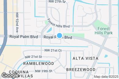Map image of the property - 8770 Royal Palm Blvd