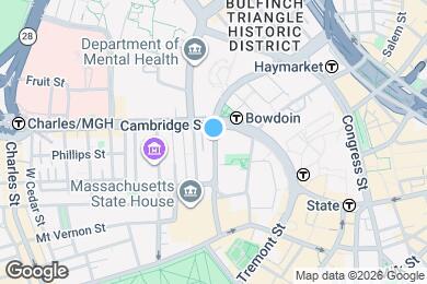 Map image of the property - 16 Bowdoin St