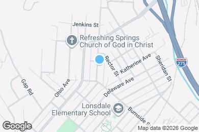 Map image of the property - 1208 Minnesota Ave