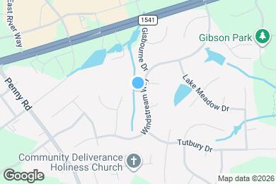 Map image of the property - 3813 Windstream Way