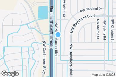 Map image of the property - 579 NW North Macedo Blvd