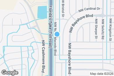 Map image of the property - 579 NW North Macedo Blvd